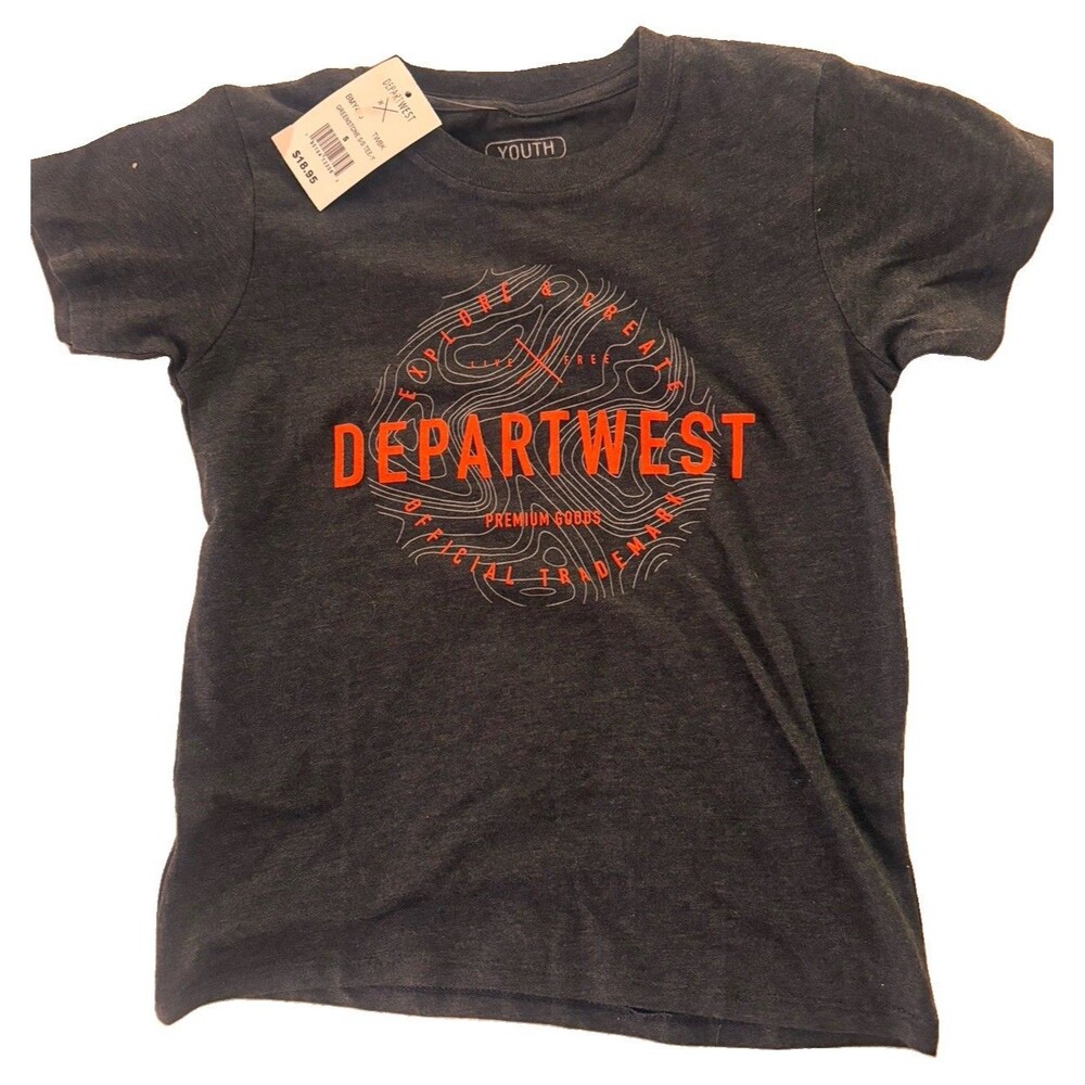 NWT Boys Depart West Short Sleeve Shirt Small